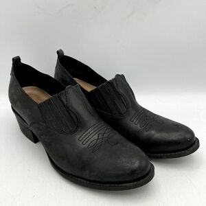 Umberto Raffini Kacy Ankle Boots Women's Size 9 Black Heel Western 40 eur